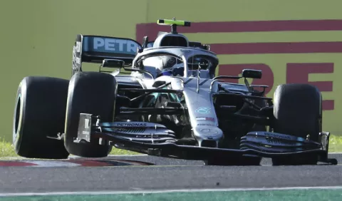 Valtteri Bottas se hizo respetar desde el inicio en Japón