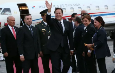 Juan Carlos Varela se fue de viaje al país sede del Parlamento Centroamericano