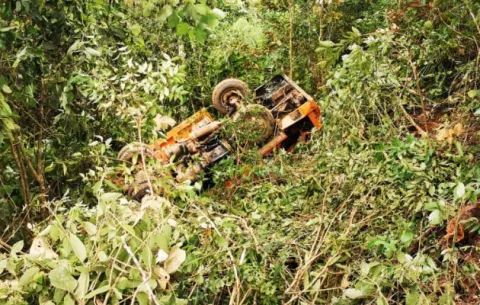 Muere venezolano tras vuelco de camión en Herrera