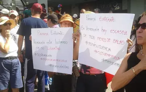 Venezolanos residentes en Panamá piden a la OEA evalúe el caso de Venezuela