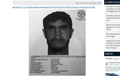 Ministerio Público busca a venezolano que violó a una mujer en Panamá Oeste
