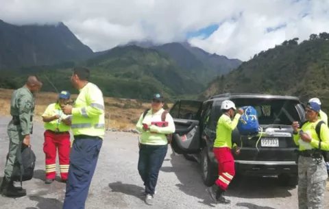 Rescatan en el Volcán Barú a un joven deshidratado y con agotamiento físico