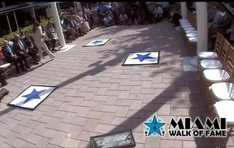 Miami compite con LA inaugurando su propio Paseo de la Fama