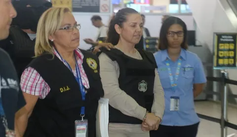 Llega a Panamá mexicana que está vinculada a los delitos de narcotráfico y asociación ilícita