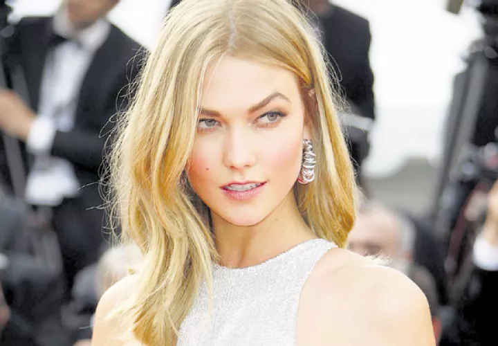 La modelo estadounidense Karlie Kloss en el Festival de Cannes  en 2015. /Foto EFE
