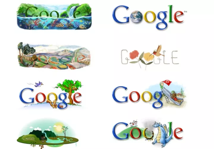 Otros doodles de Google sobre el Día de la Tierra.