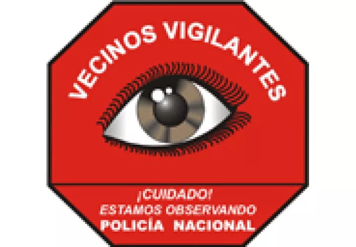 Señalización del programa en los barrios.