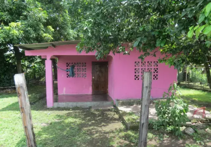 Casa donde vivía la víctima con sus hijos. / Foto: José Vásquez