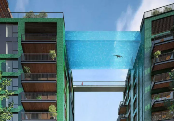 Piscina en el cielo.