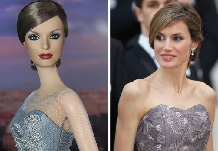 La reina Letizia es una flamante Barbie 