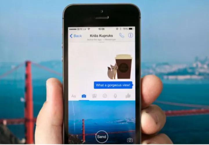 Esta es una de las funciones más representativas de Snapchat y ahora también acaba de llegar a Facebook Messenger. /Cortesía.