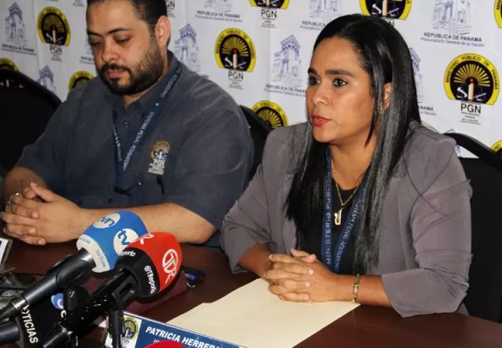 Fiscales, en conferencia de prensa, hicieron recomendaciones contra el fraude  / Cortesía MP