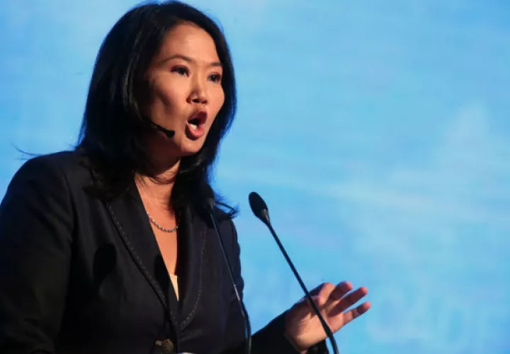 Keiko Fujimori, hija del expresidente peruano Alberto Fujimori. Foto/ EFE