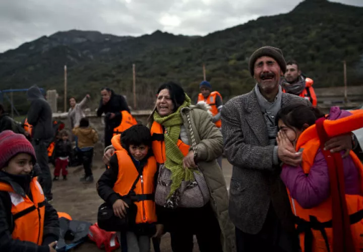 La palabra refugiado estuvo en las noticias de este año. Foto/ AP