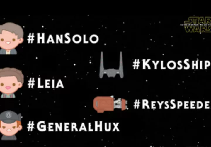Se lanzaron emojis internacionales que son relevantes de la película como #StarWars/Cortesía.