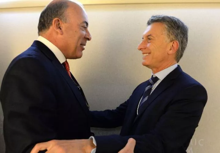 Presidente de Argentina, Mauricio Macri, sostuvo importantes reuniones con diferentes directivos de  multinacionales.  /  EFE