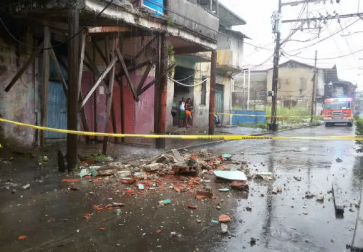  El edificio está en malas condiciones. Foto/ Delfia Cortez