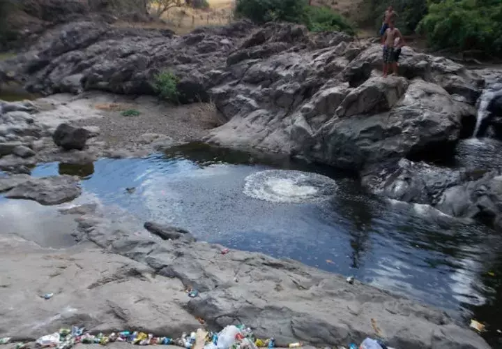 El caudal del río ha disminuido. Foto/ Zenaida Vásquez