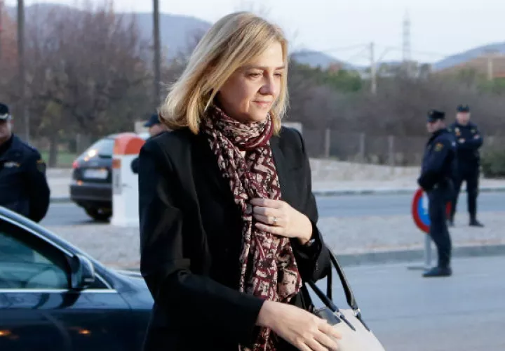 La infanta Cristina. Foto/ AP