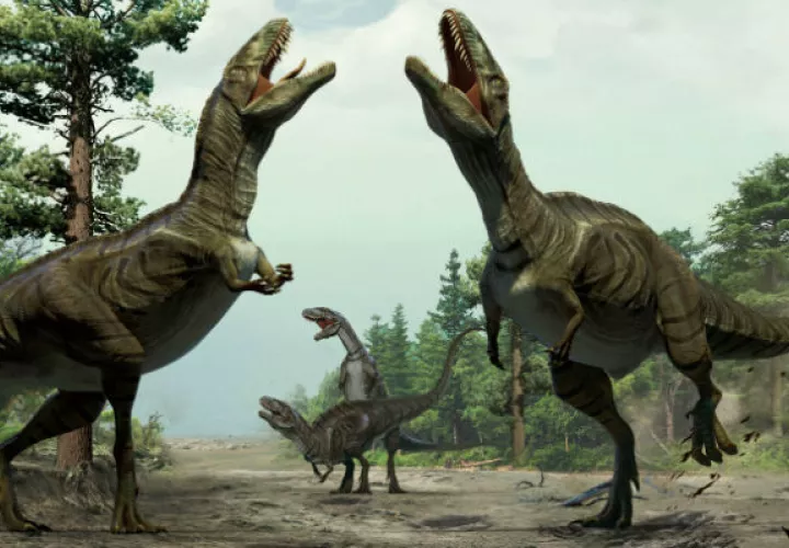 Investigación sobre el rito de apareamiento de los dinosaurios. Foto/AP