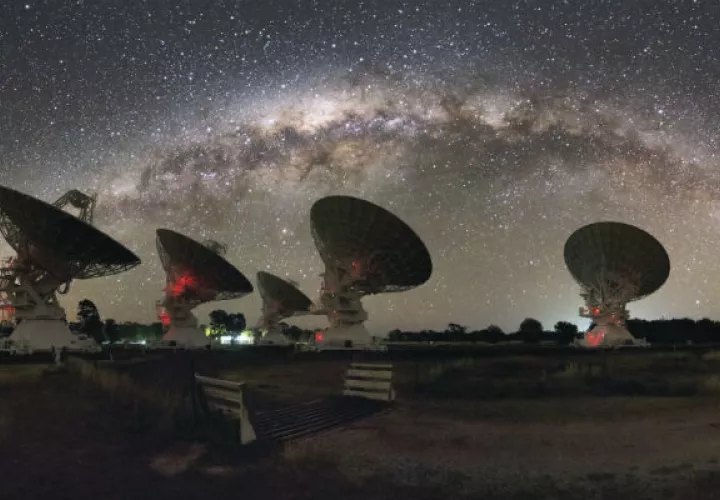  Vista general del complejo de telescopios. Foto/ EFE