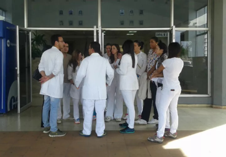 Médicos internos. Foto/ Thays Domínguez
