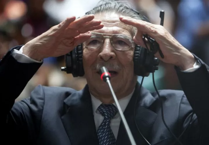  José Efraín Ríos Montt, exgeneral de Guatemala. Foto/ EFE