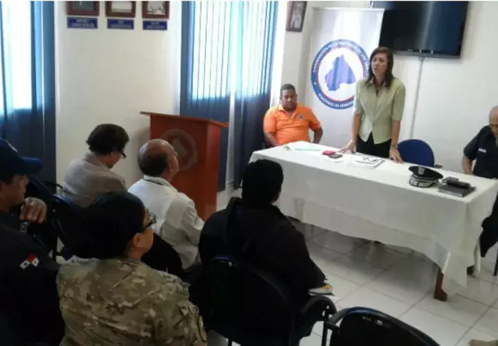 Reunión de seguridad. Foto/ Zenaida Vásquez