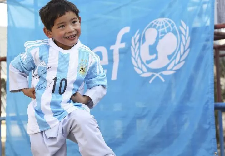 Messi hizo feliz  a Murtaza Ahmadi 
