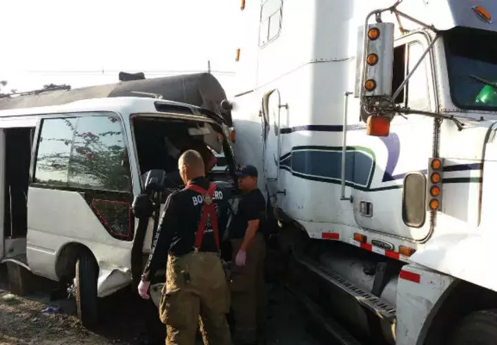 Este accidente de tránsito dejó cuatro heridos a la altura de El Higo de San Carlos. Foto: @BCBRP