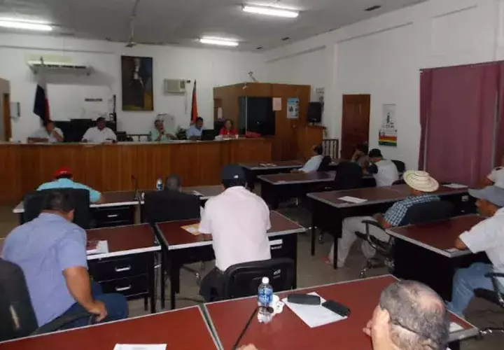 Consejo Municipal de Las Tablas. Foto/ Zenaida Vásquez