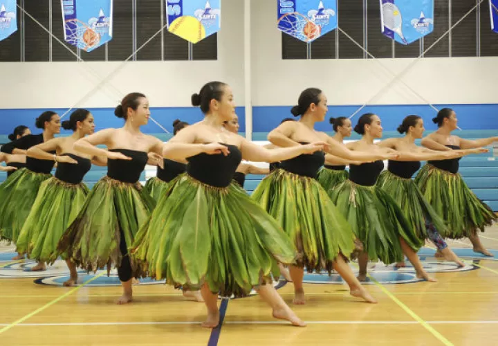 Bailarinas de hula. Foto/ AP