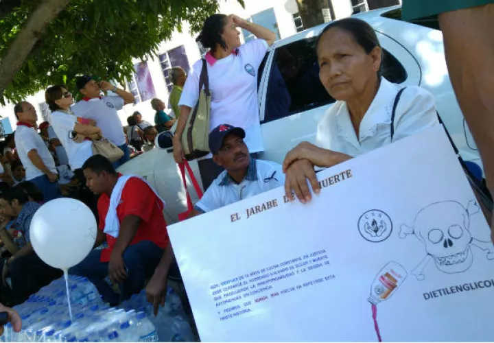 Familiares y afectados vinieron de todas partes del país para ir a la audiencia