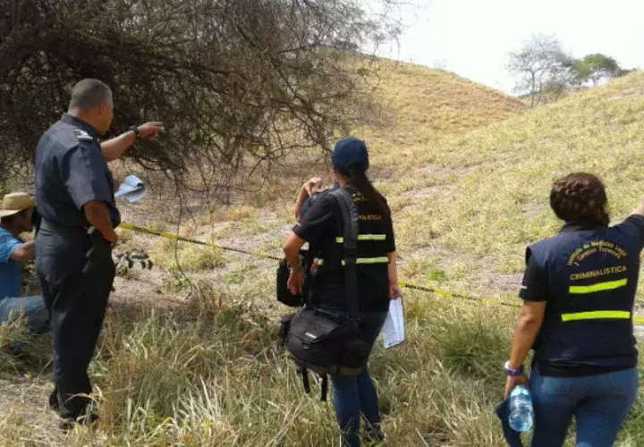 Lugar del hallazgo. Foto Zenaida Vásquez