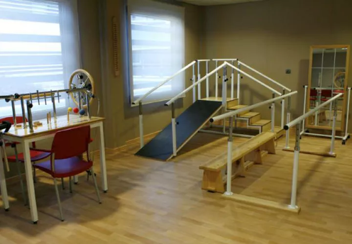 Sala de rehabilitación para enfermos de alzhéimer. Foto:EFE  