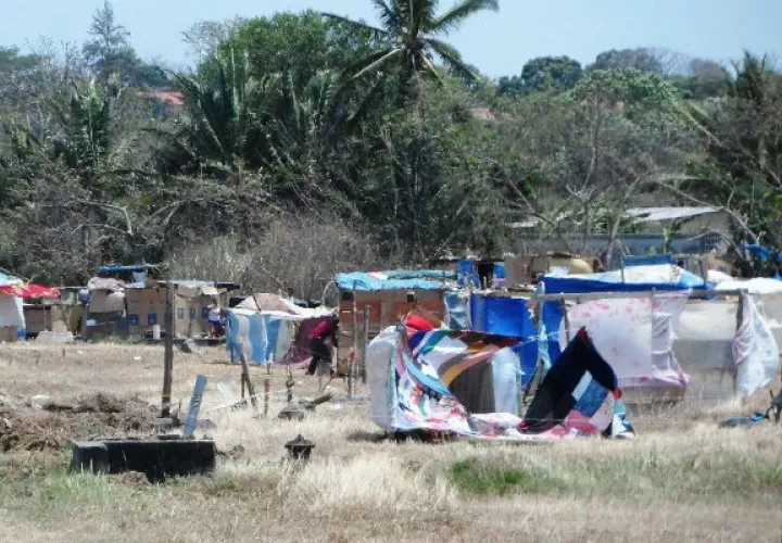 Viviendas de precaristas. Foto: José Vásquez 