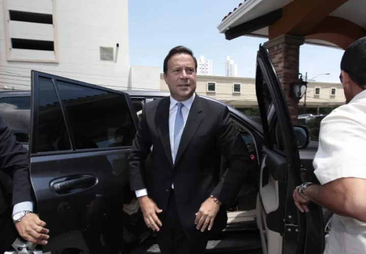 El presidente de la República, Juan Carlos Varela, ha negado en ocasiones que su gobierno se dedique a perseguir a opositores. Edwin González--------