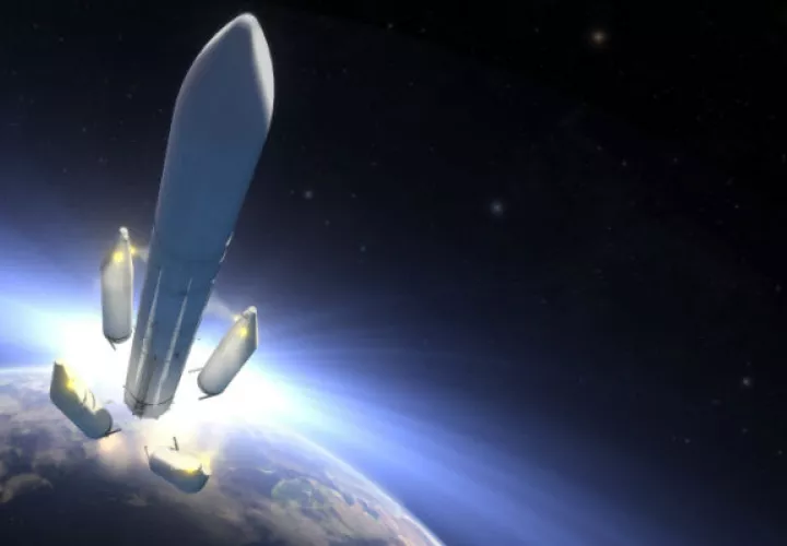 Recreación artística del Ariane 6. Foto/ EFE