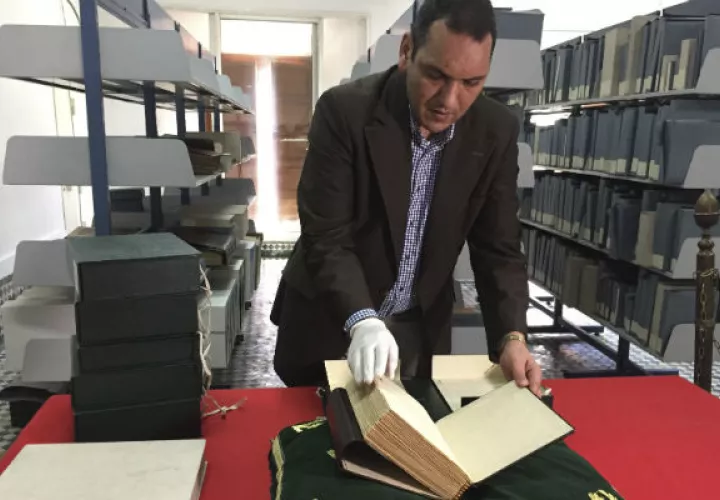  Los manuscritos están siendo preservados en una sala segura. Foto/ AP