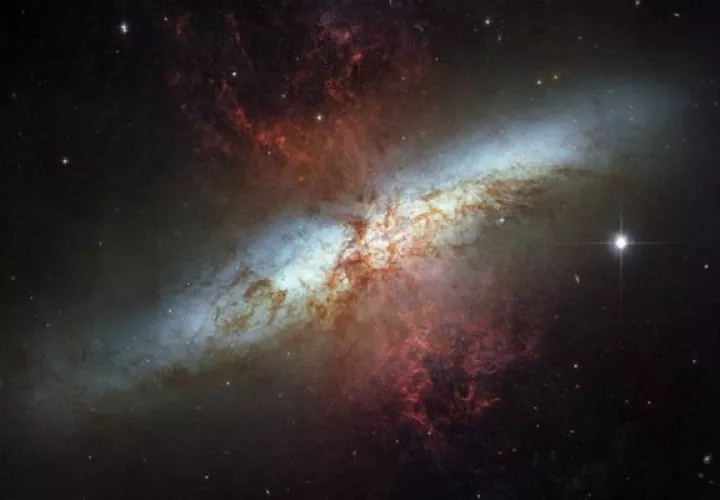 Galaxia M82. Foto/ EFE