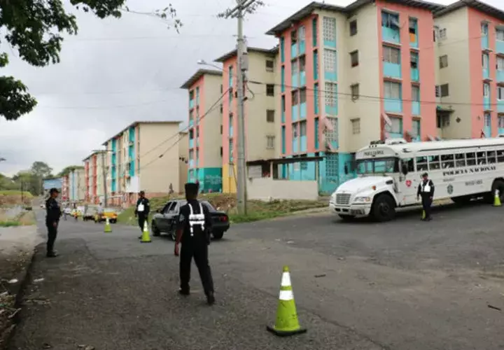 En Pedregal se han colocado puestos de control 