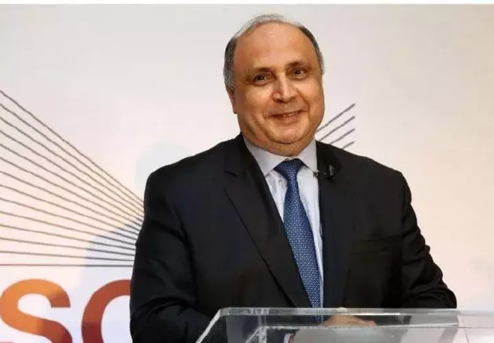 Abdul Waked, en inauguración de Soho Mall.