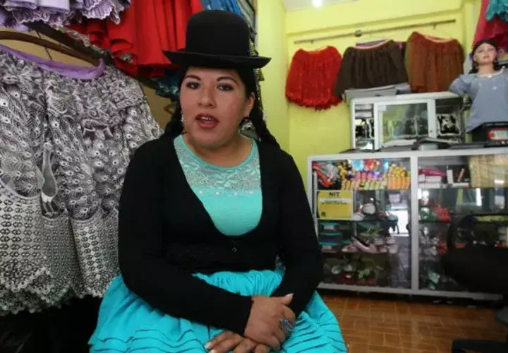 Eliana Paco Paredes, diseñadora boliviana. Foto/ EFE