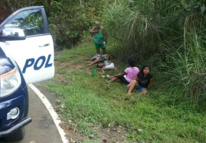 Les hacían el favor de transportarlos. Foto: Delfia Cortez