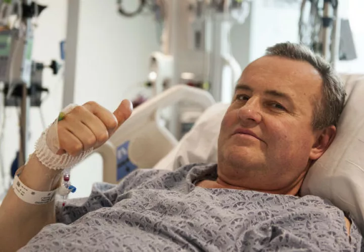 Thomas Manning, en el hospital General de Massachusetts. Foto/AP 