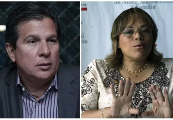 José Luis Varela e Idalia Martínez, diputado de la Asamblea Nacional y directora del Senniaf, respectivamente. Fotos/Archivo