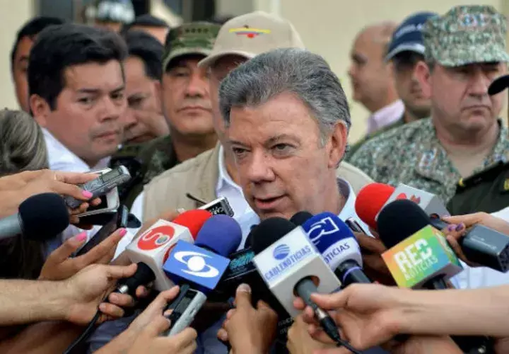 Juan Manuel Santos, presidente de Colombia. Foto/ AP