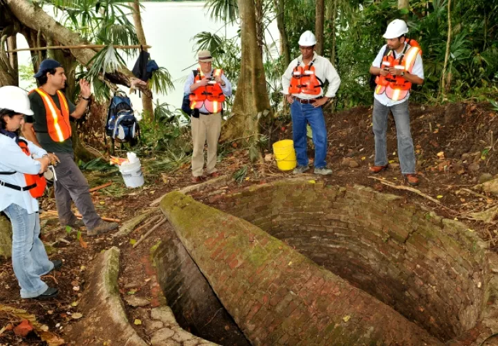Antigua construcción hecha con adoquines.