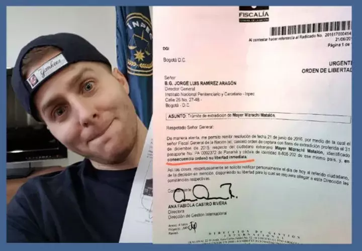 Mostró documentos que confirman la legalidad de su salida de la cárcel La Picota.