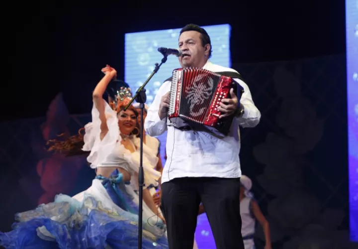 Presentación del acordeonista Osvaldo Ayala. /Foto Shino HS